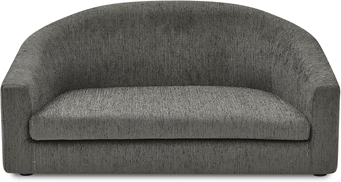 Pet Sofa, Made Sponge and Highly Breathable Linen, Suitable Pet Sofas, Dog Sofas, Dog Beds, Cat Beds, Cat Sofas for Medium-Sized Dogs (grey)