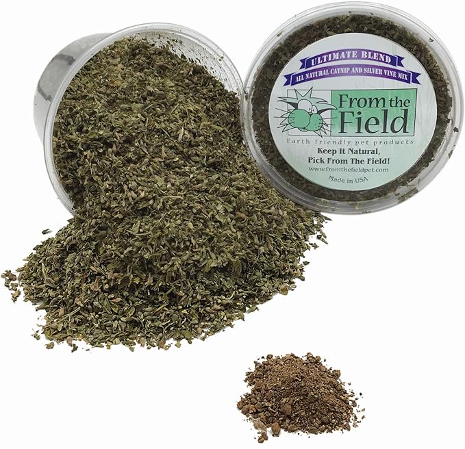 From The Field Ultimate Blend Silver Vine/Catnip Mix Tub RED 2 oz/Medium