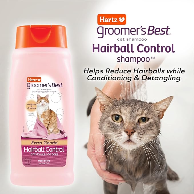 HARTZ Groomer's Best Hairball Control Cat Shampoo