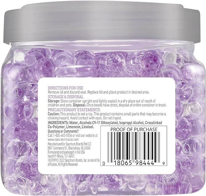 Nature's Miracle Air Care Deodorizer Scented Gel Beads 12 oz