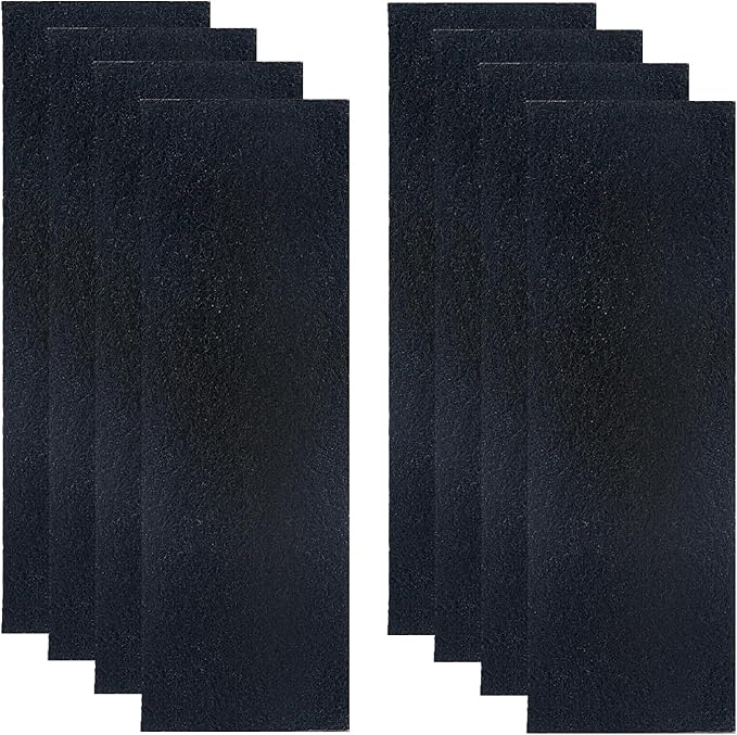 8 Pack Carbon Filters Compatible with Litter Robot 3 Replacement Filters for Absorbing Odors Control Damp from Pets and Keep Home Fresh