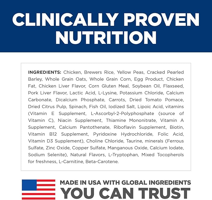 Hill's Science Diet Senior Vitality, Senior Adult 7+, Small & Mini Breeds Senior Premium Nutrition, Dry Dog Food, Chicken & Rice, 12.5 lb Bag