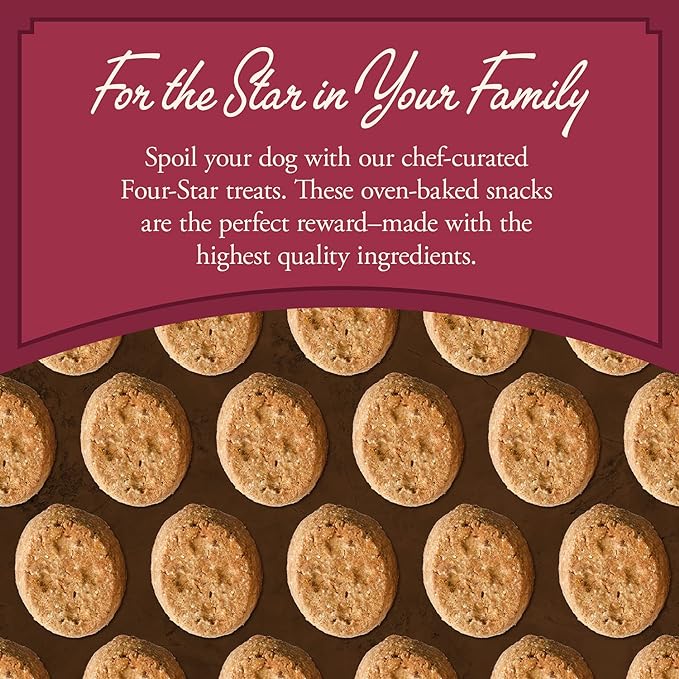 Fromm Four-Star Nutritionals Salmon with Sweet Potato Dog Treats - Premium Oven Baked Dog Snacks - Salmon Recipe - 8 oz