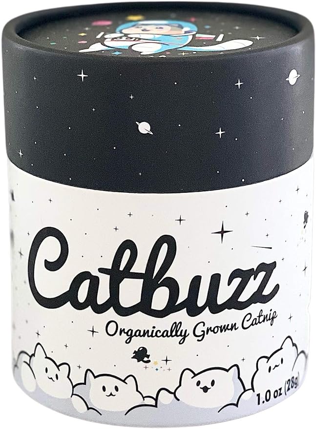 Catbuzz Premium and Organically Grown Catnip, Fresh, Grown by Family Farmers in USA, All-Natural, Eco-Friendly, Sustainable