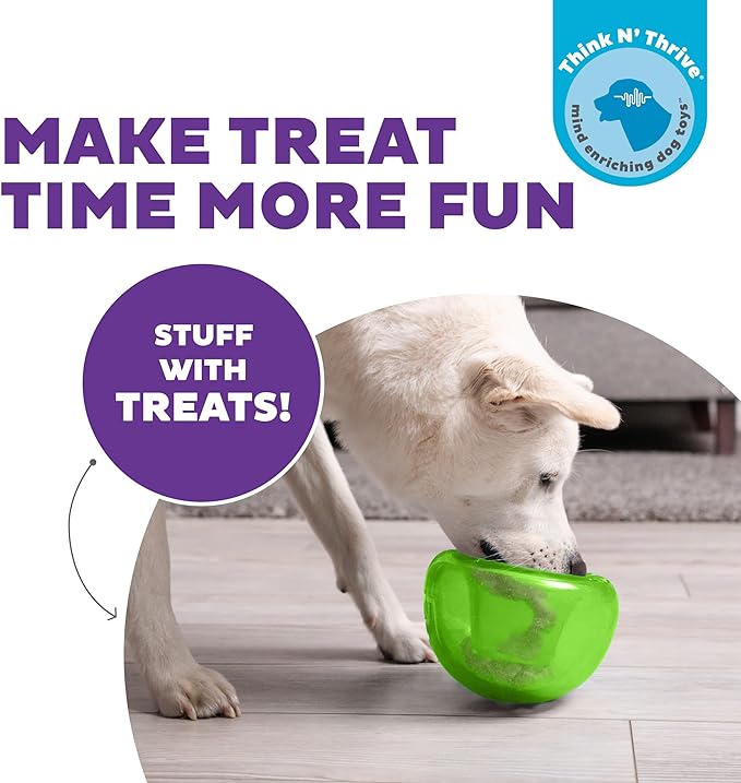 Outward Hound Snoop Interactive Treat Dispensing Dog Toy, Large, Green