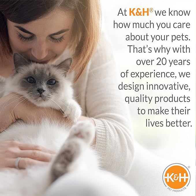 K&H Pet Products Indoor Pet House Gray/Natural 16 X 15 X 14 Inches