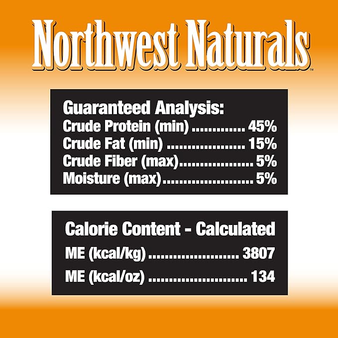 Northwest Naturals Freeze-Dried Duck Cat Food - Bite-Sized Nibbles - Healthy, Limited Ingredients, Human Grade Pet Food, All Natural - 11 Oz (Pack of 3) (Packaging May Vary)