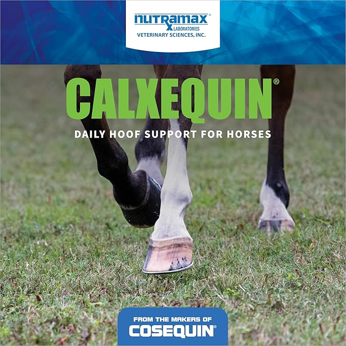 Cosequin Calxequin Pellets Daily Hoof Support for Horses with Vitamin E + Selenium, 1260 Grams