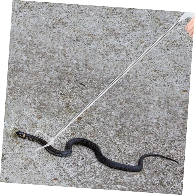 Snake Garbage Collector Rattle Snake Catcher Snake Feeding Tongs Reptile Reptile Terrariums Crab Tools Snake Grabber Tool Feed The Snake To Feed Stainless Steel Elder