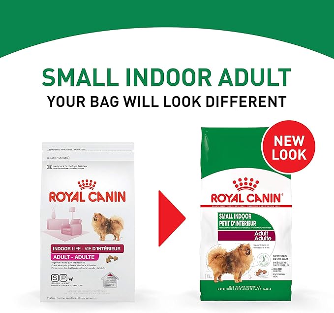 Royal Canin Small Indoor Adult Dry Dog Food, 2.5 lb bag