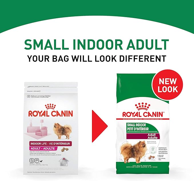 Royal Canin Small Indoor Adult Dry Dog Food, 2.5 lb bag