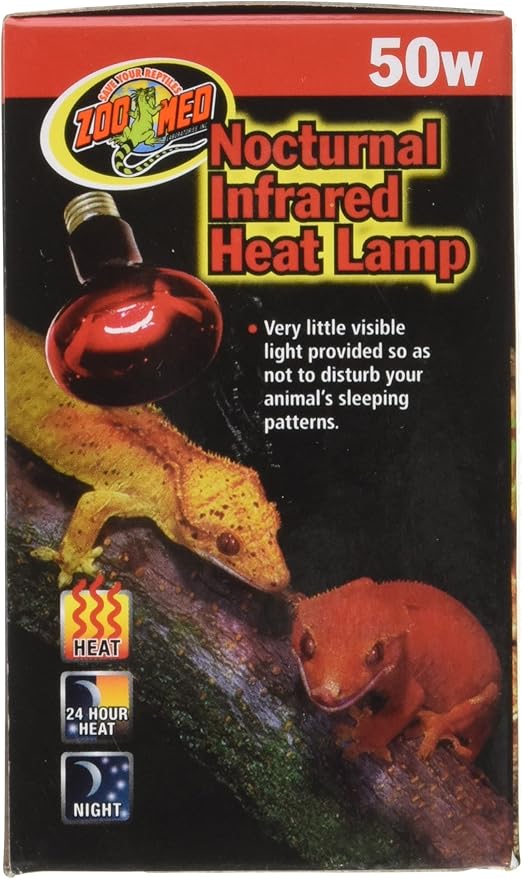 Zoo Med Nocturnal Infrared Heat Lamp, 50 Watts