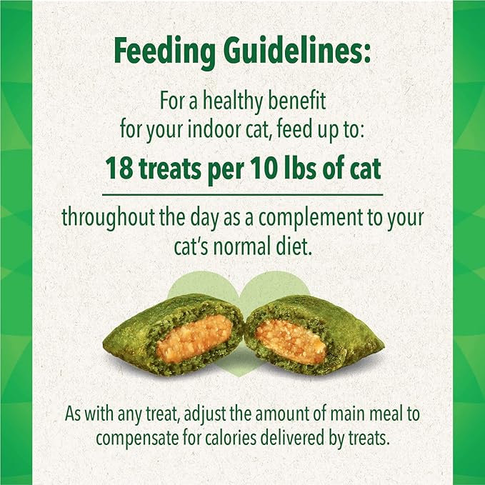 Greenies Feline Smartbites Healthy Indoor Natural Treats for Cats, Tuna Flavor, 4.6 oz. Pouch (Pack of 1)
