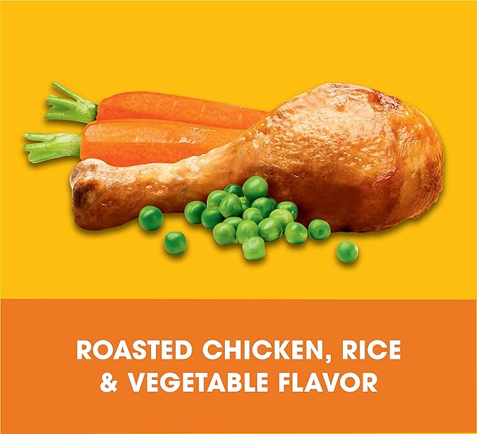 Pedigree Complete Nutrition Adult Dry Dog Food Roasted Chicken, Rice & Vegetable Flavor Dog Kibble, 3.5 lb. Bag (Pack of 4)