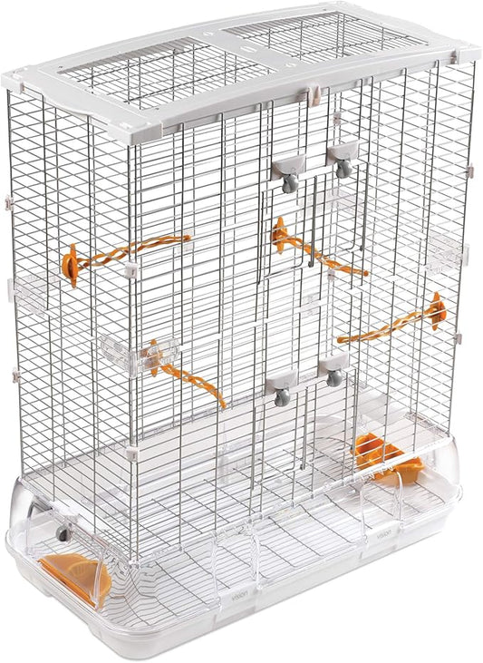 Vision L12 Wire Bird Cage, Bird Home for Lovebirds and Cockatiels, Tall Large, 83315