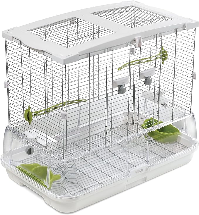 Vision M01 Wire Bird Cage, Bird Home for Parakeets, Finches and Canaries, Medium