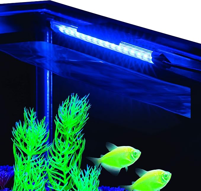 GloFish Blue LED Aquarium Light 8 Inches, 1 Count, Waterproof