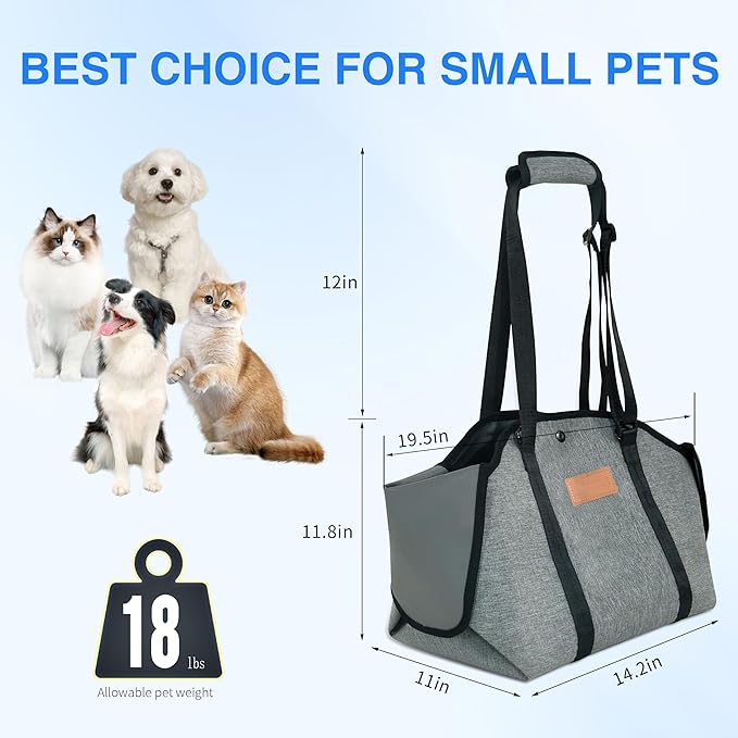 Small Dog Carrier Purses,Cat Rabbit Dog Carrier,Dog Soft-Sided Carriers,Dog Sling Tote Carrier Purses,Portable Foldable Outdoor Travel Puppy Carrier