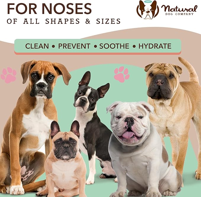 Natural Dog Company Snout Wipes for Dogs