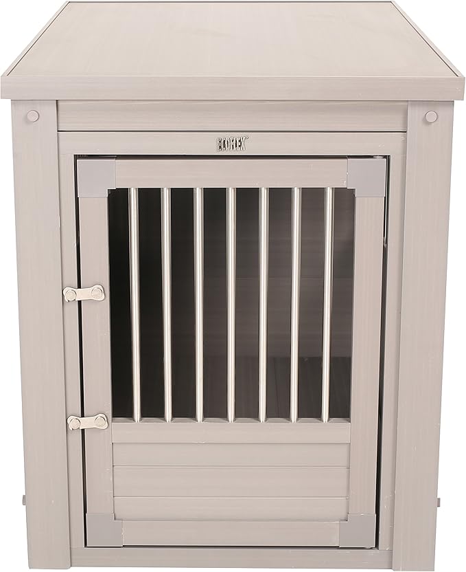 New Age Pet ecoFLEX Pet Crate/End Table, Large, Grey