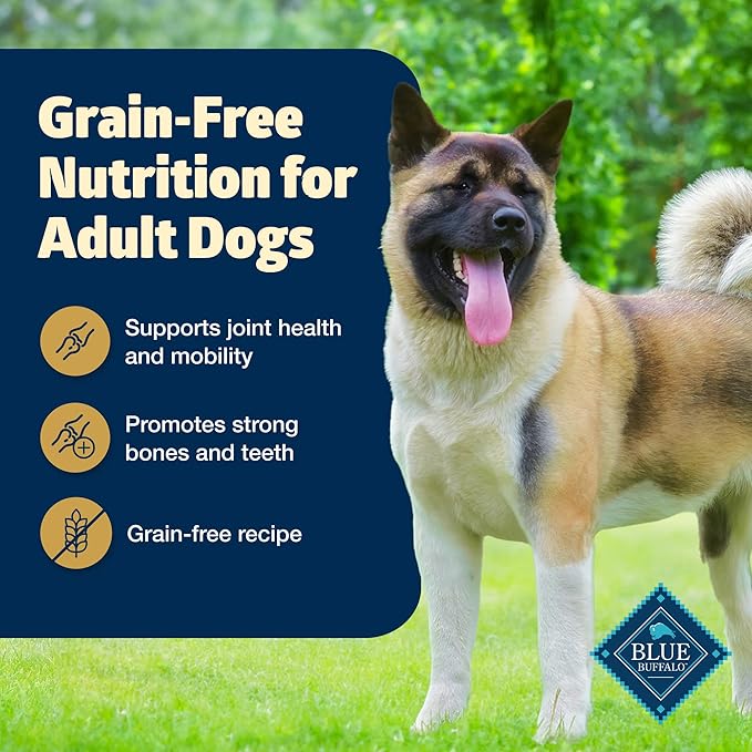 Blue Buffalo Freedom Grain-Free Healthy Weight Dry Dog Food, Complete & Balanced Nutrition for Adult Dogs, Made in the USA With Natural Ingredients, Chicken & Potatoes, 24-lb. Bag