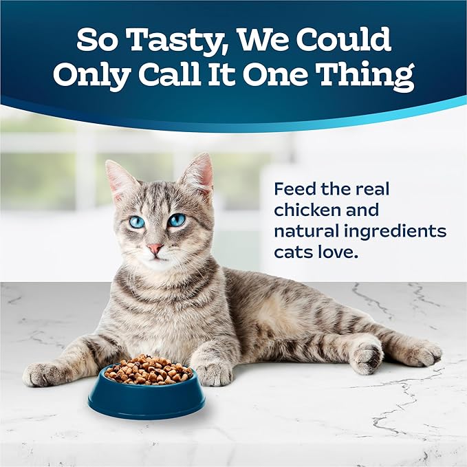 Blue Buffalo Tastefuls Natural Dry Food for Adult Cats 7+, Chicken & Brown Rice Recipe, 7-lb. Bag