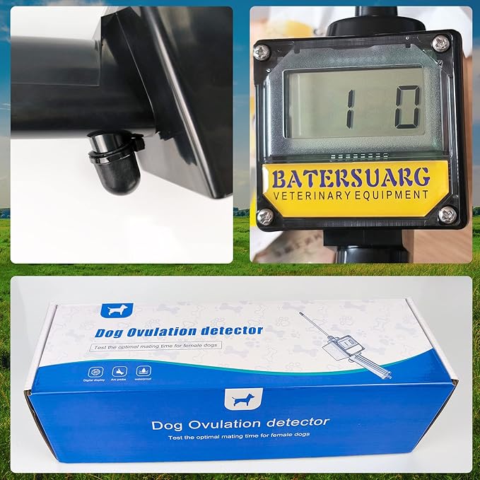 Progesterone Test for Dogs Machine, New Upgraded Style Dog Ovulation Detector Dog DNA Health Canine Ovulation Test Breeder Canine Tester for Dog Pregnancy Planning Mating Testing.