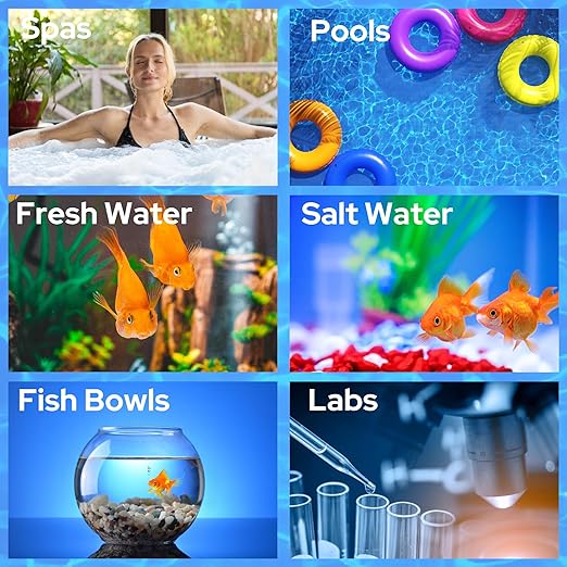Aquarium Phosphate Test Strips - for Fresh/Salt Water Aquariums, Pools, Spas, Lab Grade, for Professional Or Home Use - Fast & Accurate Results