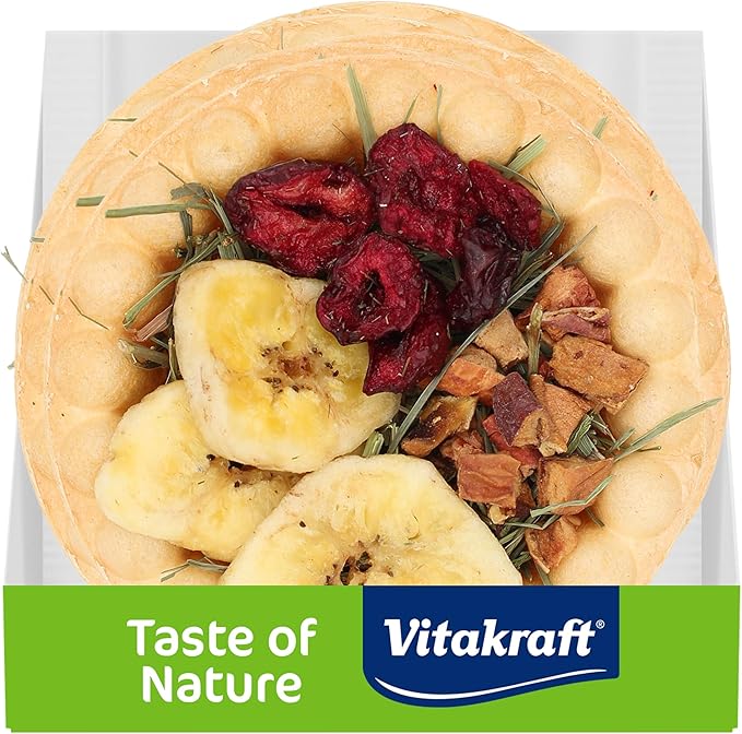 Vitakraft Fruity Pie Treat - 8 Pack for Rabbits, Guinea Pigs, and Hamsters