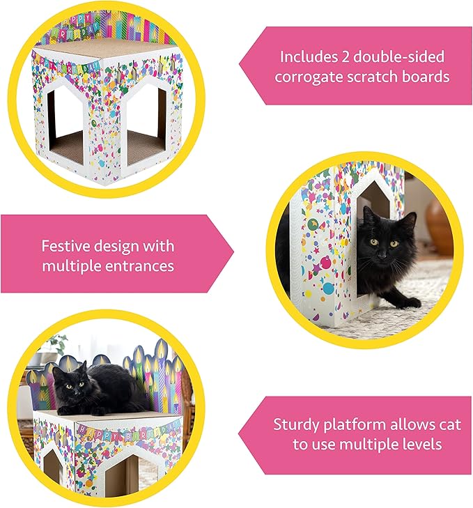 Kitty City Birthday Cake Scratcher