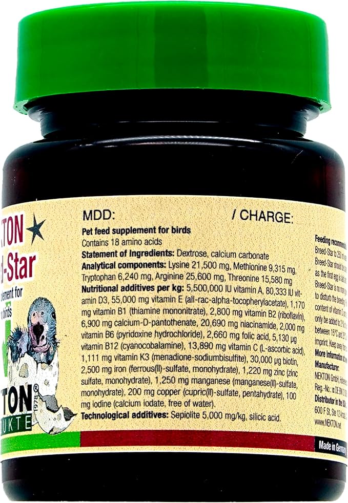 Nekton Breed-Star Breeding Supplement for Birds 30g / 1.06oz