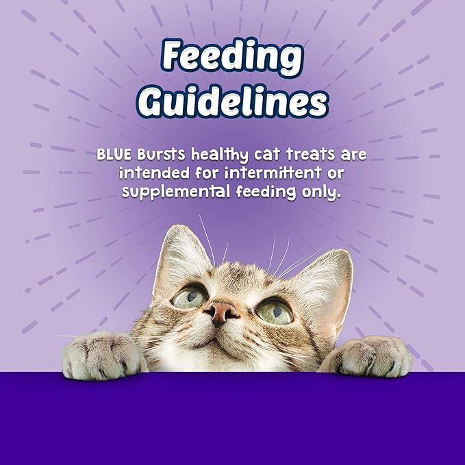 Blue Buffalo Bursts Crunchy Cat Treats, Chicken Liver and Beef 5-oz Bag