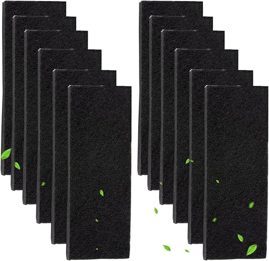 12PCS Carbon Filters Compatible with Litter Robot 3 Replacement Filters for Absorbing Odors Control Damp from Pets and Keep Home Fresh