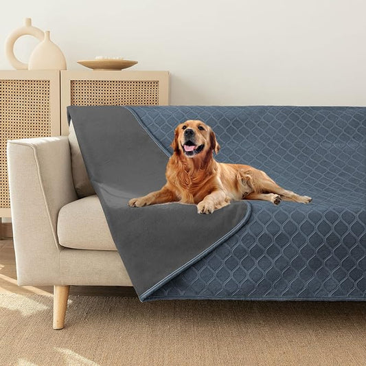 fuguitex Waterproof Dog Blanket Bed Cover Dog Crystal Velvet Moroccan Fuzzy Cozy Plush Pet Blanket Throw Blanket for Couch Sofa
