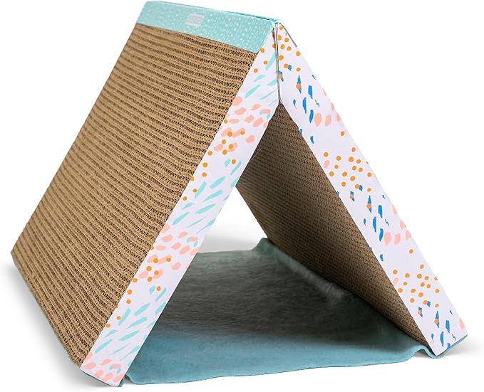 Catstages Fold Away Tunnel and Corrugated Cat Scratcher