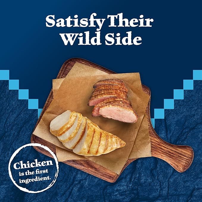 Blue Buffalo Wilderness Soft Cat Treats, Made with Natural Ingredients, Chicken & Duck Recipe, 2-oz. Bag