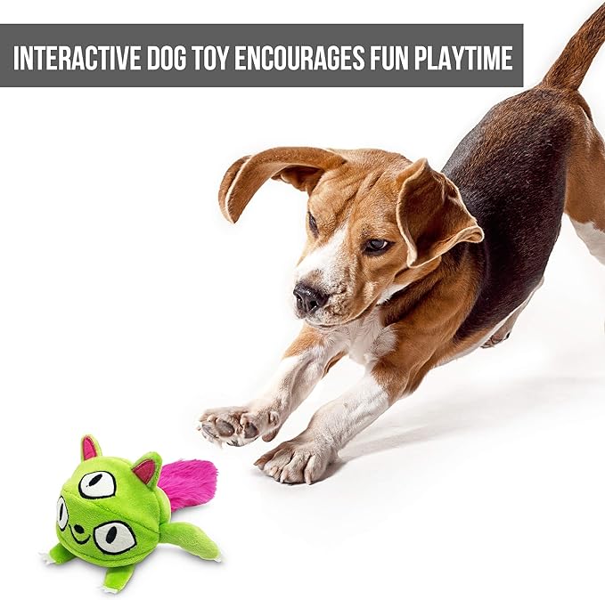 Hyper Pet Doggie Pal Monster Interactive Plush Dog Toys - Wiggles, Vibrates, and Barks, Durable Dog Toys for Boredom and Mental Stimulation for All Breed Sizes