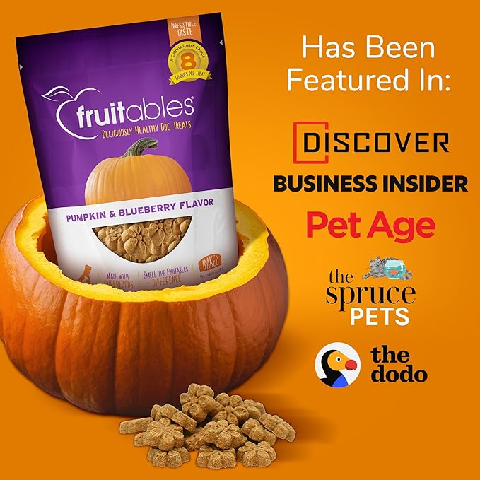 Fruitables Dog Treats Sweet Potato & Pecan Flavor, 7 oz (Pack of 2)