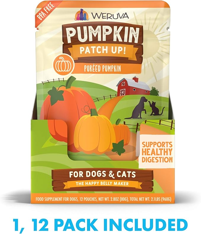 Weruva Dogs in The Kitchen & Pumpkin Patch Up Pouches, Winner Winner Pumpkin Dinner Variety Pack, 36 Pouches Total