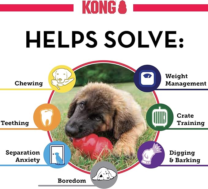 KONG Extreme Dog Toy - Fetch & Chew Toy - Treat-Filling Capabilities & Erratic Bounce for Extended Play Time Most Durable Natural Rubber Material - for Power Chewers - for Large Dogs