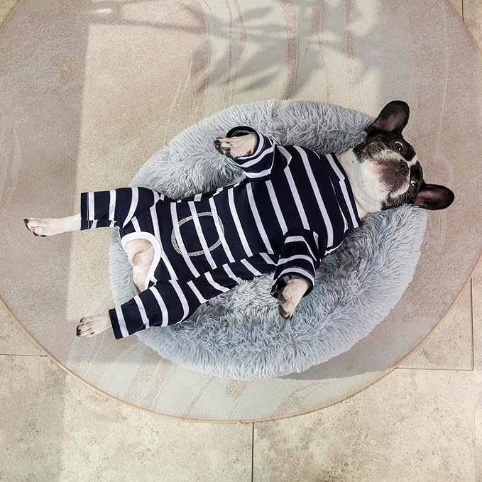 Dog Surgery Recovery Suit for Male/Female, Post Surgery Dog Shirt, After Surgery Dog Bodysuit, E-Collar & Cone Alternative Surgical Clothes, Anti-Licking Dog Snugly Onesie