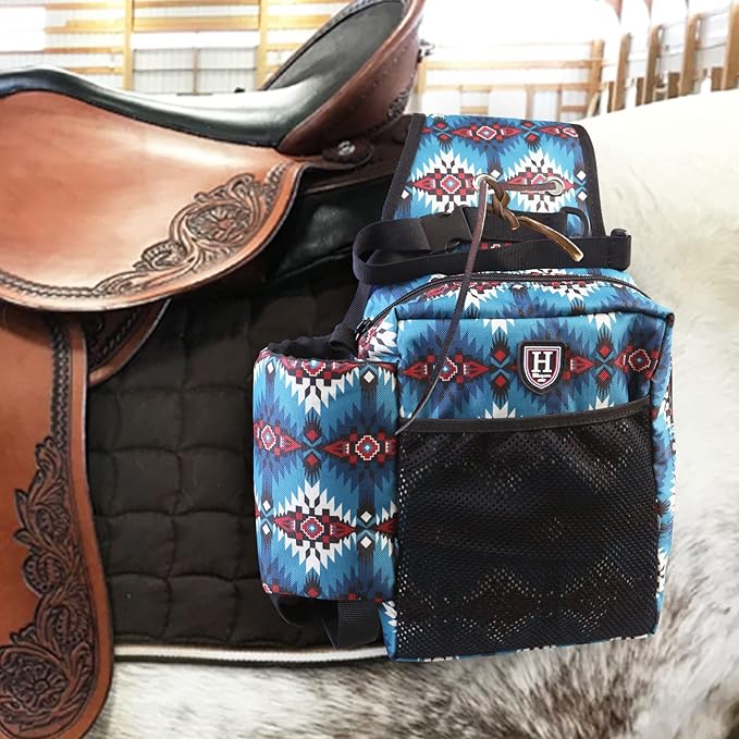 Harrison Howard Equestrian Western Saddle Bag for Horses