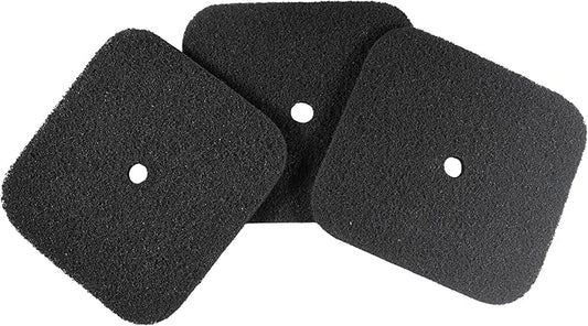 HQRP 3-Pack Replacement Carbon Filters Compatible with Catit Hooded Cat Litter Pans 50685, 50700, 50701, 50702, 50722, 50695 & 50696