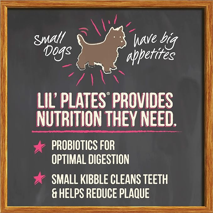 Merrick Lil’ Plates Premium Grain Free Dry Dog Food For Small Dogs, Real Chicken And Sweet Potato Kibble - 4.0 lb. Bag