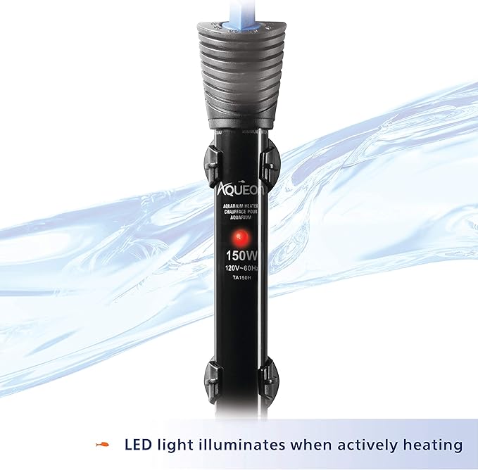 Aqueon Submersible Aquarium Heater 150 Watts