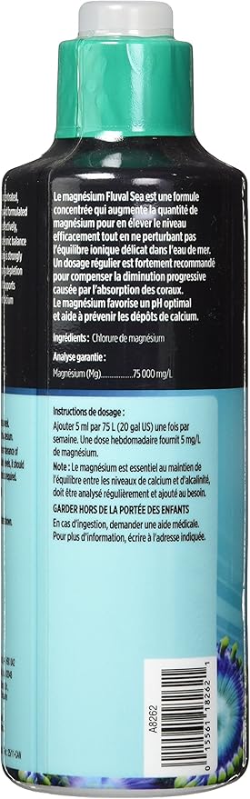 Fluval Sea Magnesium for Aquarium, 16-Ounce