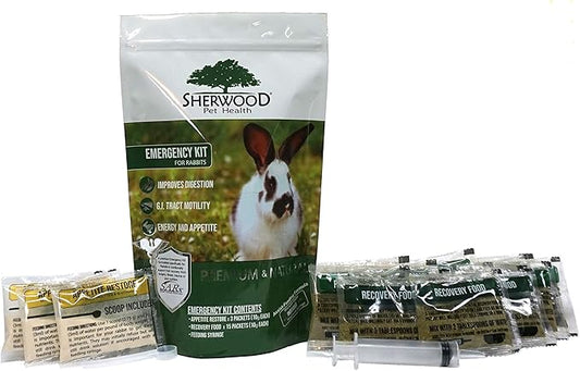 Sherwood Pet Health Rabbit Emergency kit and Bulk Recovery Food (Small kit)