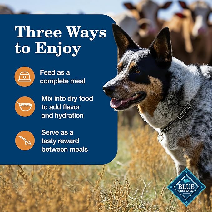 Blue Buffalo Homestyle Recipe Adult Wet Dog Food, Made with Natural Ingredients, Chicken Dinner With Garden Vegetables, 12.5-oz. Can (Pack of 12)