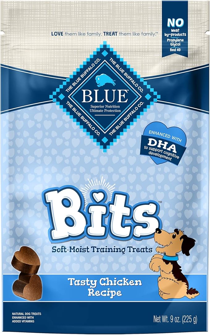 Blue Buffalo BLUE Bits Natural Soft-Moist Training Dog Treats Chicken Recipe 9-oz bag