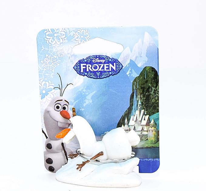 PENN-PLAX Disney’s Frozen Officially Licensed Aquarium Ornament – Sliding Olaf – Mini Size